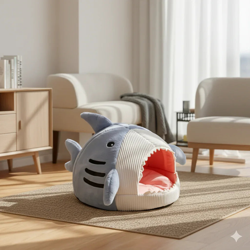 Plush Shark Bed - SHIMIS