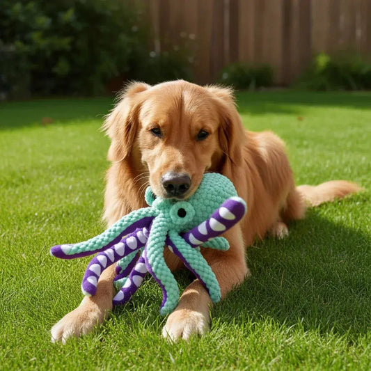 Plush Squid Dogs Toy - SHIMIS