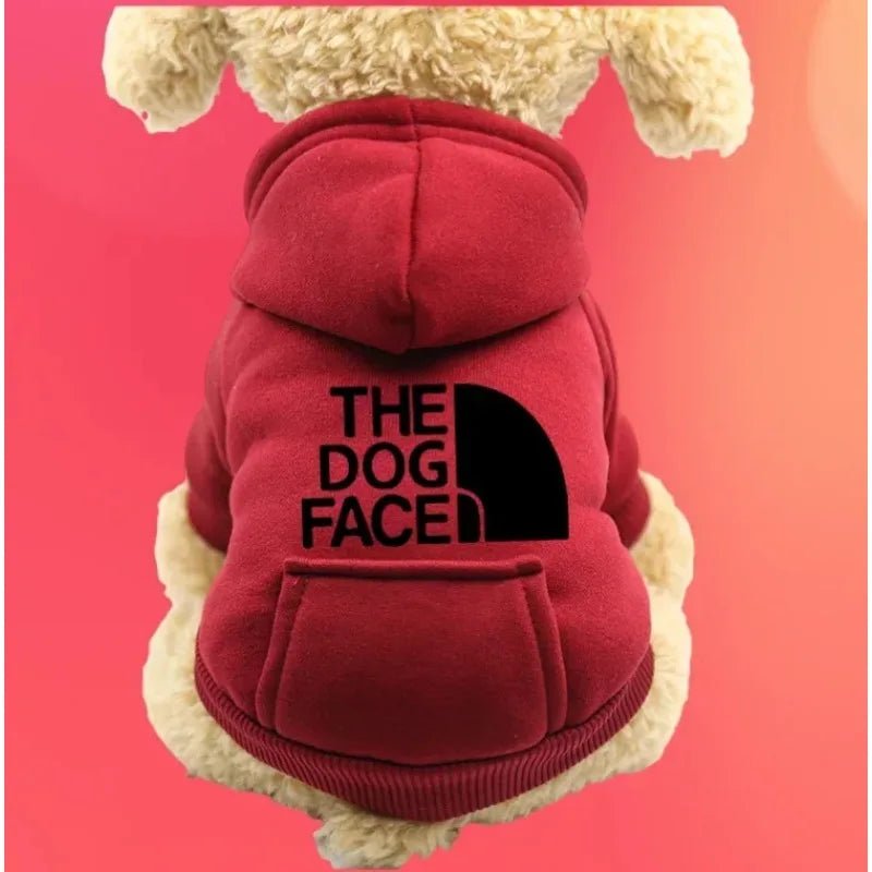 סוודר חורף חמים "The Dog Face" לכלבים עם כיס - SHIMIS